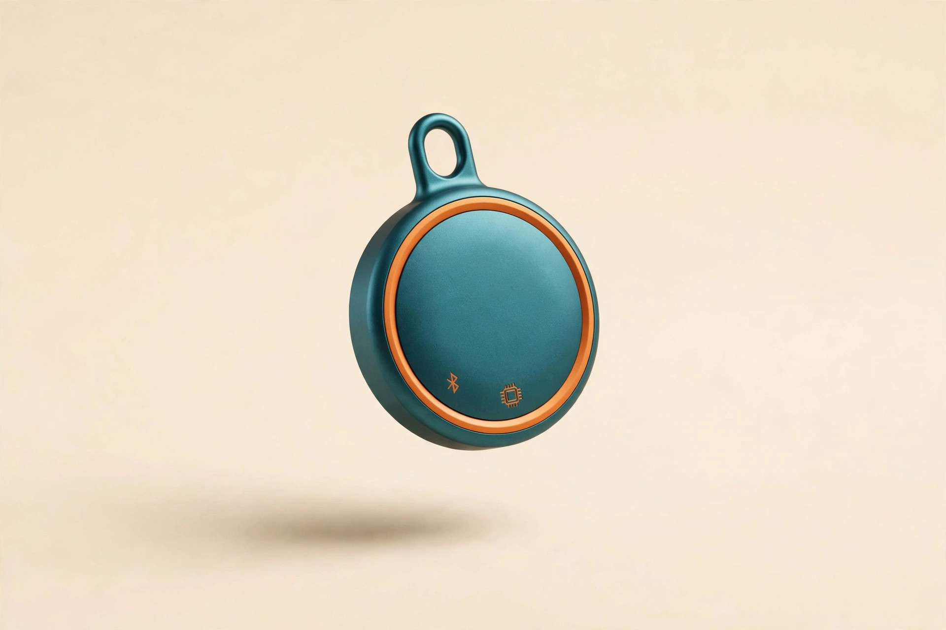 WagTag smart dog tag, floating studio shot